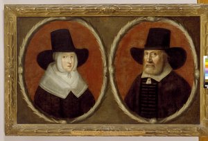 Yaşlı John Tradescant ve Karısı Elizabeth, 1656 by English School